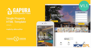 Single Property HTML Template Gapura