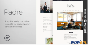 Padre Cafe Restaurant Variant Page Builder
