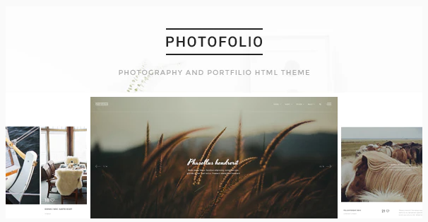 Photofolio - Photography & Portfolio HTML Template 1 Photofolio Photography Portfolio HTML Template