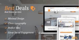 Best Deals A Modern Property Sales Rental WordPress Theme