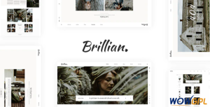 BRILLIAN Photography Personal Blog HTML Template