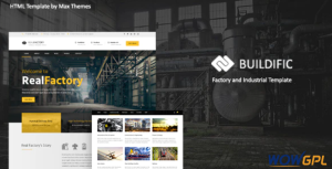Buildific Factory and Industrial HTML Template