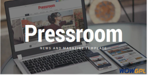 Pressroom Responsive News and Magazine Template