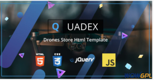 Quadex Drones Store Html Template