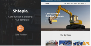 Shtepia Construction Building HTML5 Template