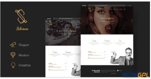 Silvana Creative Onepage Agency Template