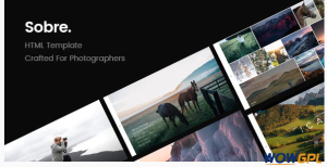 Sobre Minimal Photography Portfolio HTML Template