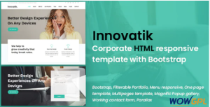 Innovatik Corporate HTML responsive template