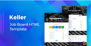 Keller Job Board HTML Template