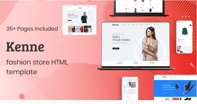 Kenne - Fashion Store HTML Template 1 Kenne Fashion Store HTML Template