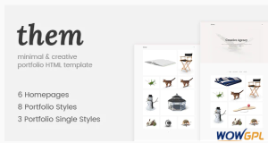 Them Minimal and Creative Portfolio HTML Template 2