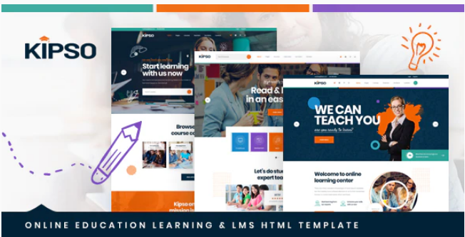Kipso - Online Education Learning & LMS HTML Template 1 Kipso Online Education Learning LMS HTML Template