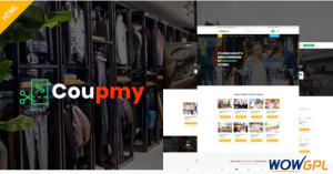 Coupmy Coupons Affiliates Offers Deals Discounts Marketplace HTML Template