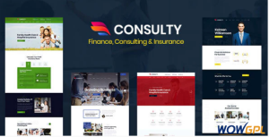 Consulty Finance Consulting and Insurance HTML Template