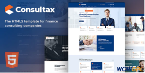 Consultax Financial Consulting HTML5 Template
