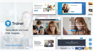 Trainer Trainer Mentor and Coach HTML Template
