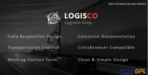 Logisco Logistics Transportation HTML Template