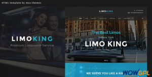 Limo King Car Hire Template