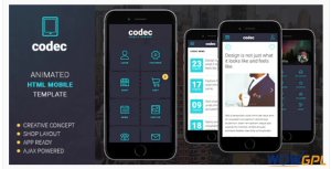 Codec Mobile HTML Template