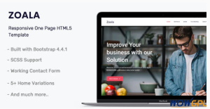 Zoala One Page Template