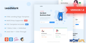 LeadMark Business HTML Landing Page Template 1