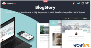 BlogStory Responsive Email Online Template Builder