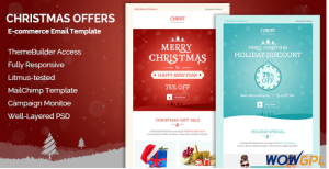 Christmas Offers E Newsletter Builder Access