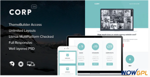 Corp Responsive Email Themebuilder Access