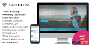 Born To Give – Charity Crowdfunding WP Theme