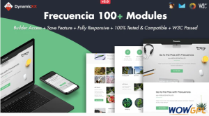 Frecuencia 100 Modules Email Online Template Builder