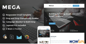 Mega Responsive Email StampReady Builder
