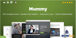 Mummy Responsive Email Online Template Builder