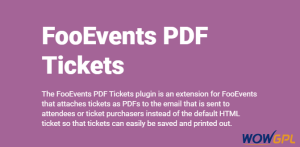 FooEvents PDF Tickets