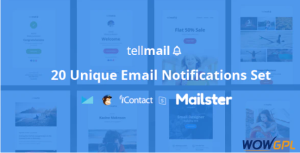 tellmail 20 Unique Responsive Email Set Online Access