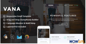 Vana Responsive Email StampReady Builder