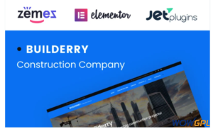 Builderry Construction Company WordPress Theme