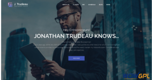J.Trudeau Business Coach WordPress Theme