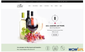 Duval Wine Restaurant WordPress Theme