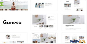 Ganesa Minimal WordPress Personal Blog Theme