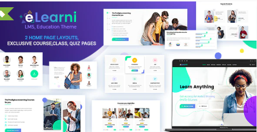LMS, Online Courses WordPress Theme - eLearni 3.0 1 LMS Online Courses WordPress Theme eLearni