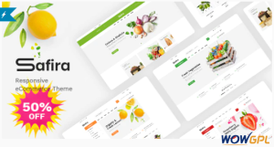 Safira Food Organic WordPress Theme