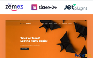 PartyMaker Halloween Party WordPress Theme