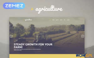 Agriculture Crop Farming Elementor WordPress Theme
