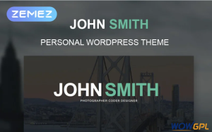 Online CV WordPress Theme