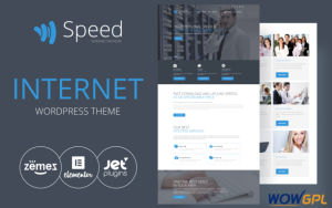 Speed Internet Theme with Elementor Builder WordPress Theme
