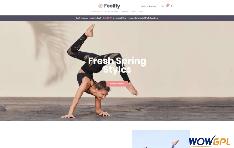 Feelfly Fashion Store ECommerce Modern Elementor WooCommerce Theme