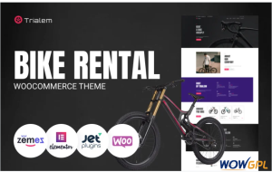 Trialem Bike Rental Multipurpose Modern Elementor WordPress Theme