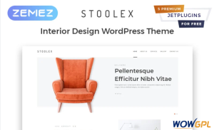 Stoolex Interior Design Multipurpose Minimal Elementor WordPress Theme