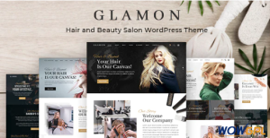 Glamon Salon Barber Shop Theme