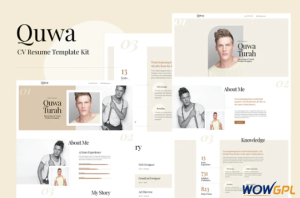 Quwa CV Resume Template Kit